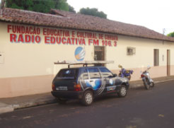 Das Sendegebäude von Radio Educativa
